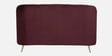 Kaylee Velvet 2 Seater Sofa In Wine Red Colour