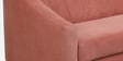 Kaylee Velvet 3 Seater Sofa In Blush Pink Colour