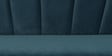 Kaylee Velvet 3 Seater Sofa In Teal Blue Colour
