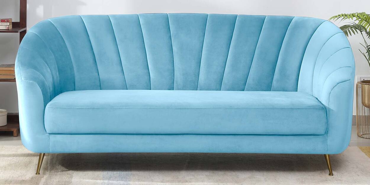 Sofa on sale sky blue