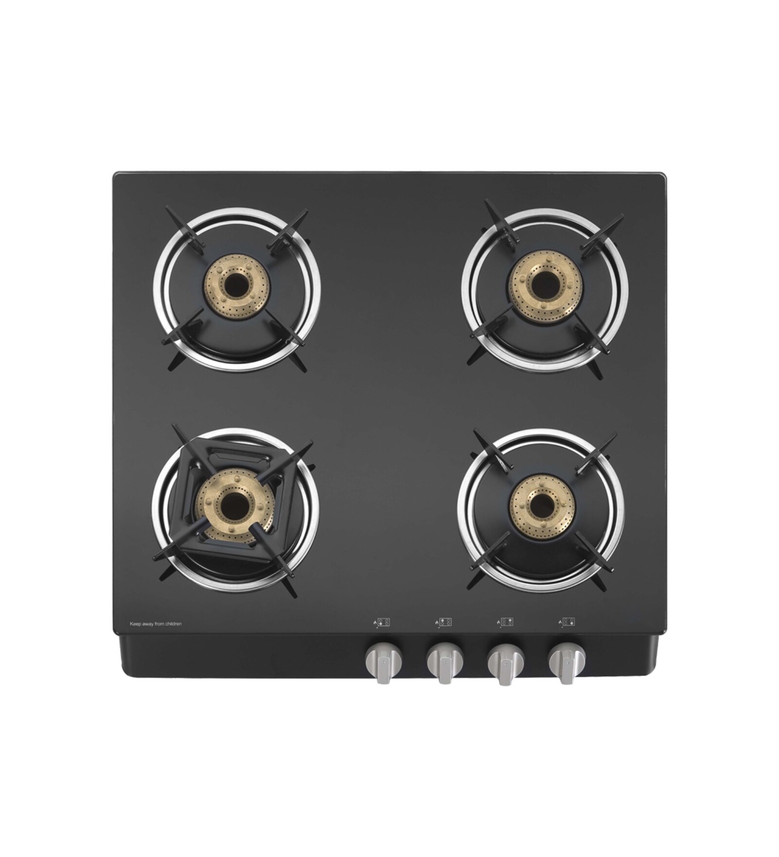 Kaff 4 Burners Glass Gas Hob Ctb584B (Isi Mark) Kaff 4 Burners Glass Gas Hob Ctb584B (Isi Mark)