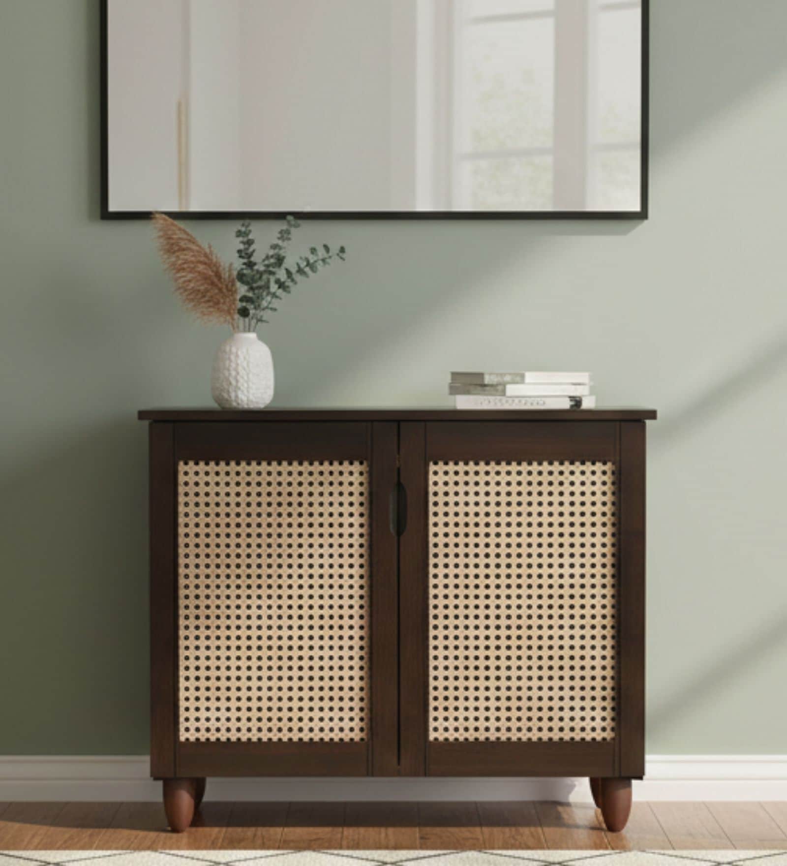 Kaira 2 Door Shoe Rack In Wenge FInish