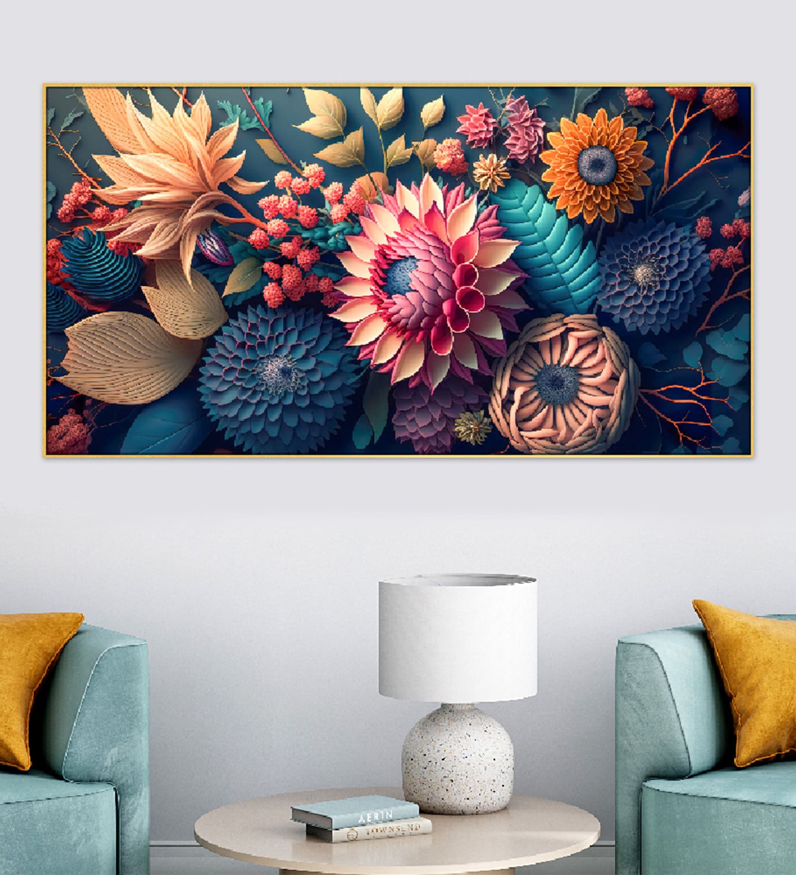 Kaleidoscope Multicolour Canvas Art Print