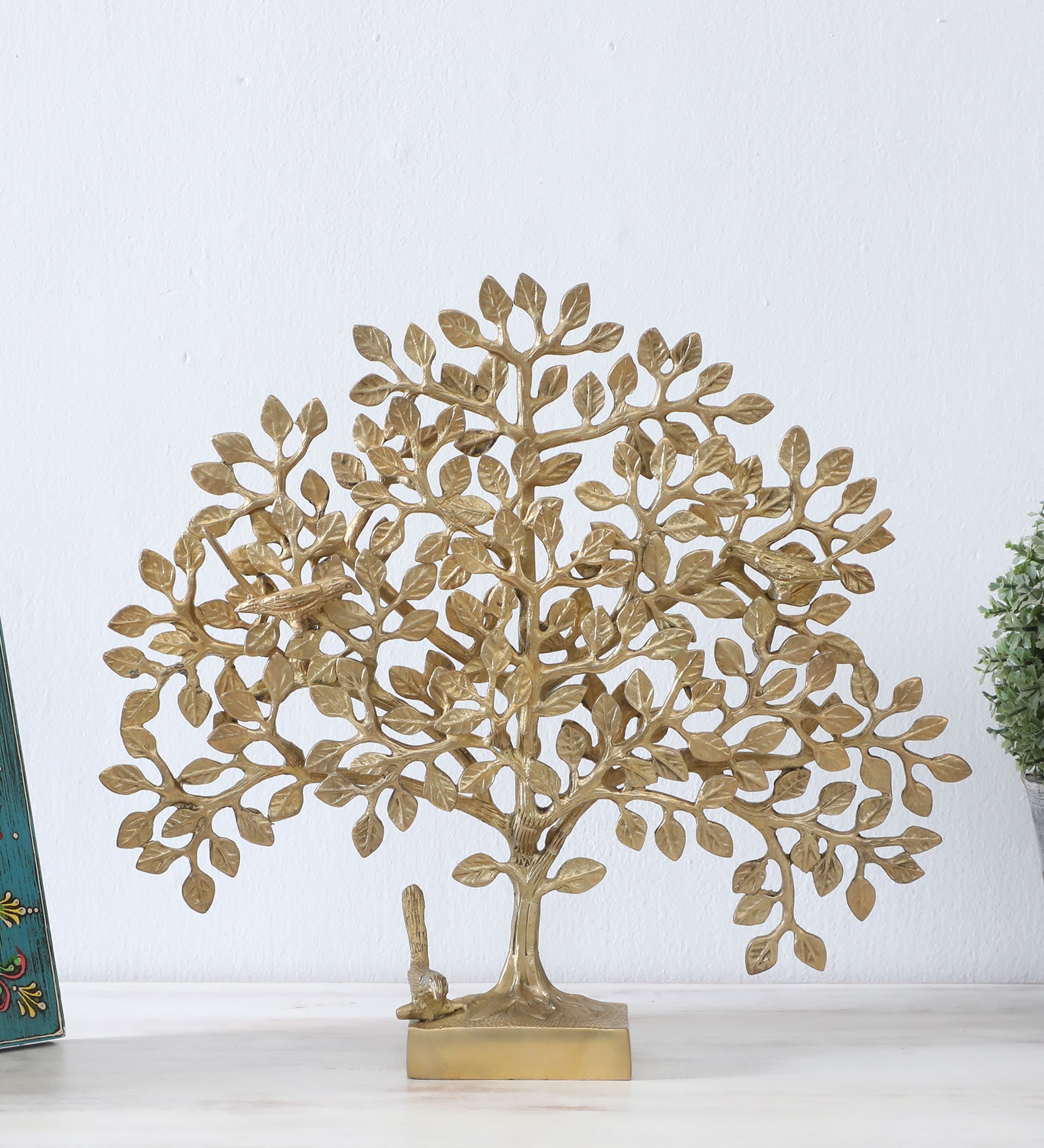 Kalpvriksha Tree Of Life Gold Brass 