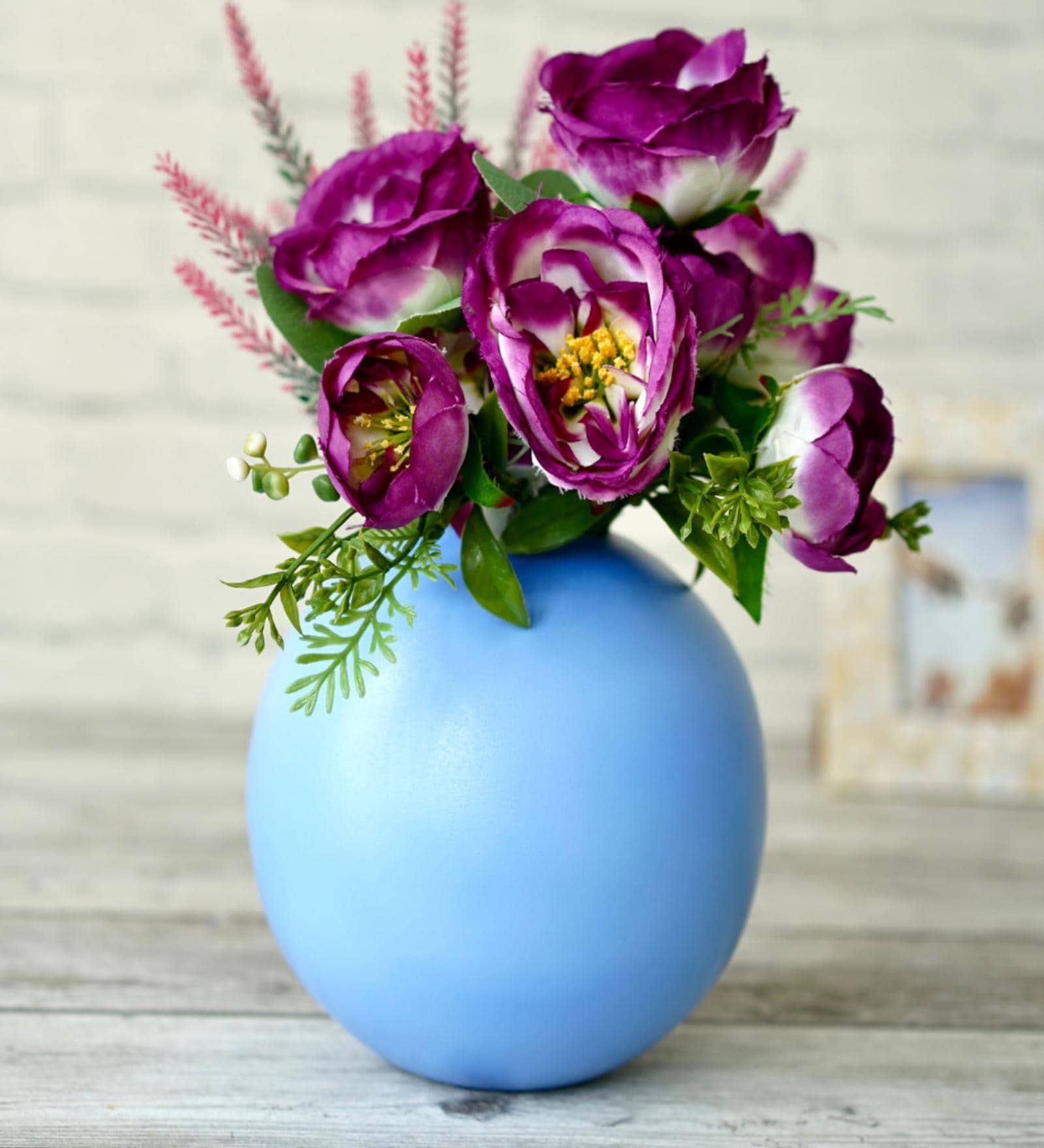 Kalvos Blue Iron Vase