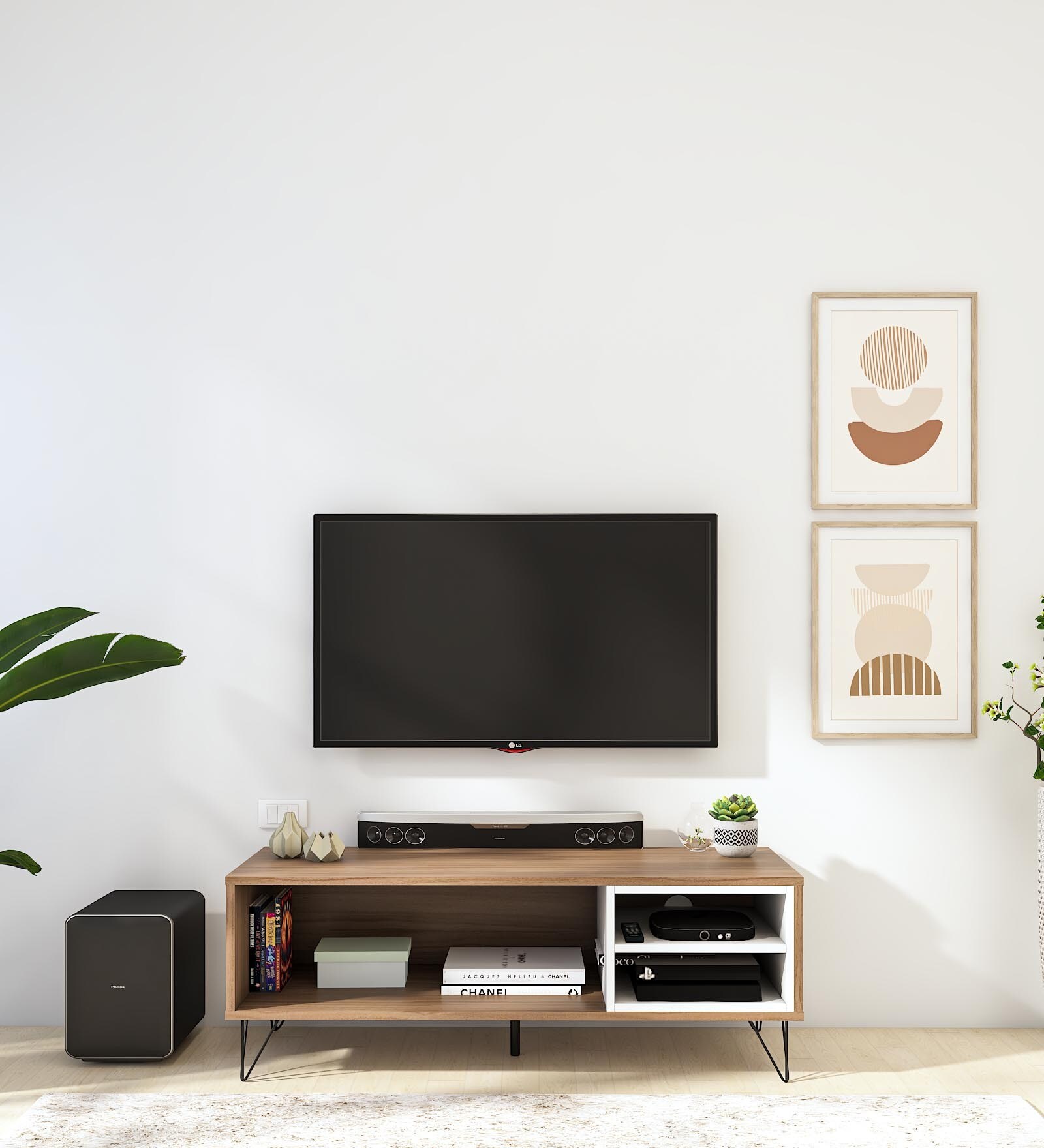 Buy Kanada TV Console for TVs up to 43\ in Walnut Finish at 59 OFF by