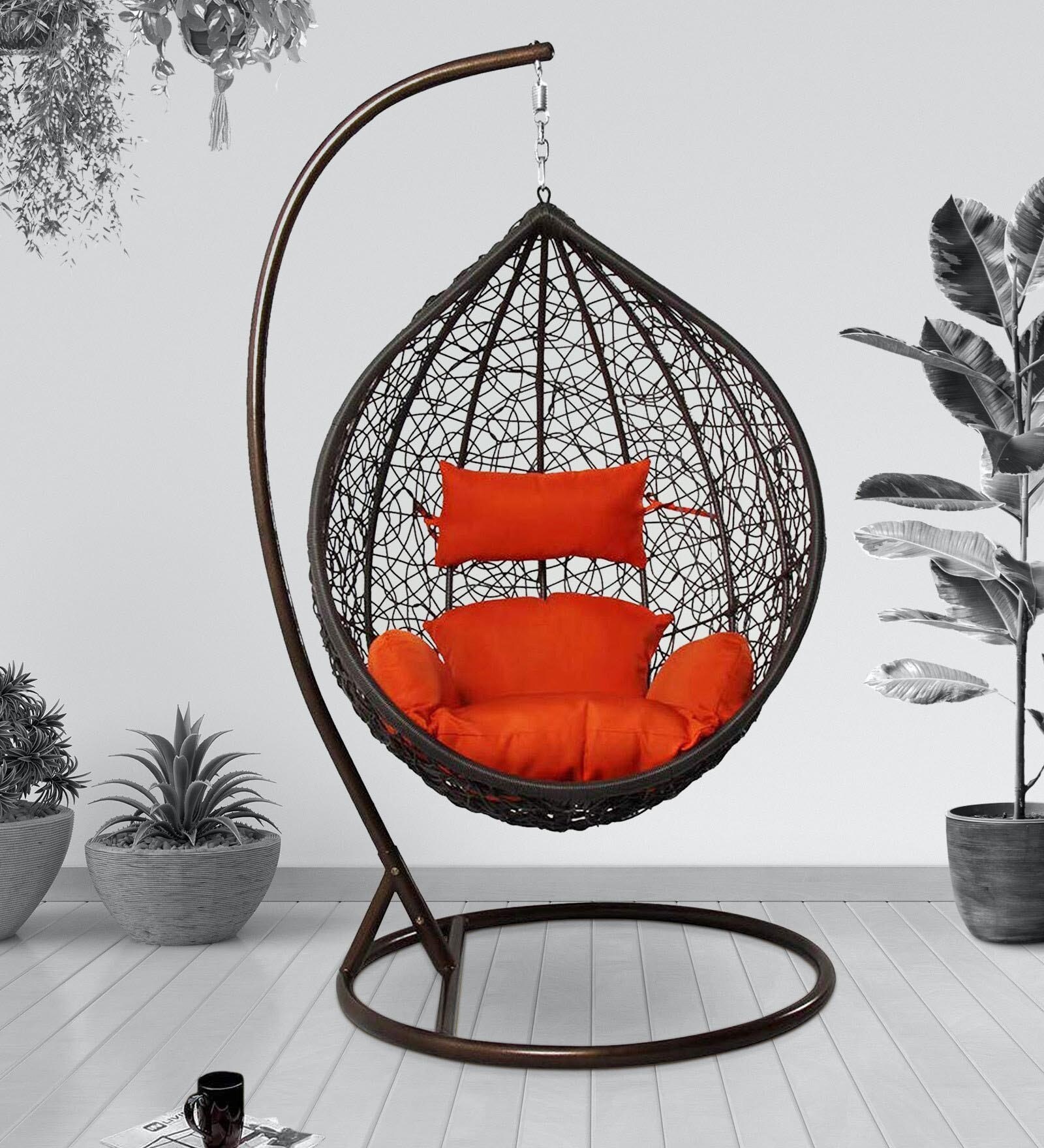 Buy Karl Swing in Black & Orange Colour by Carry Bird Online Swings