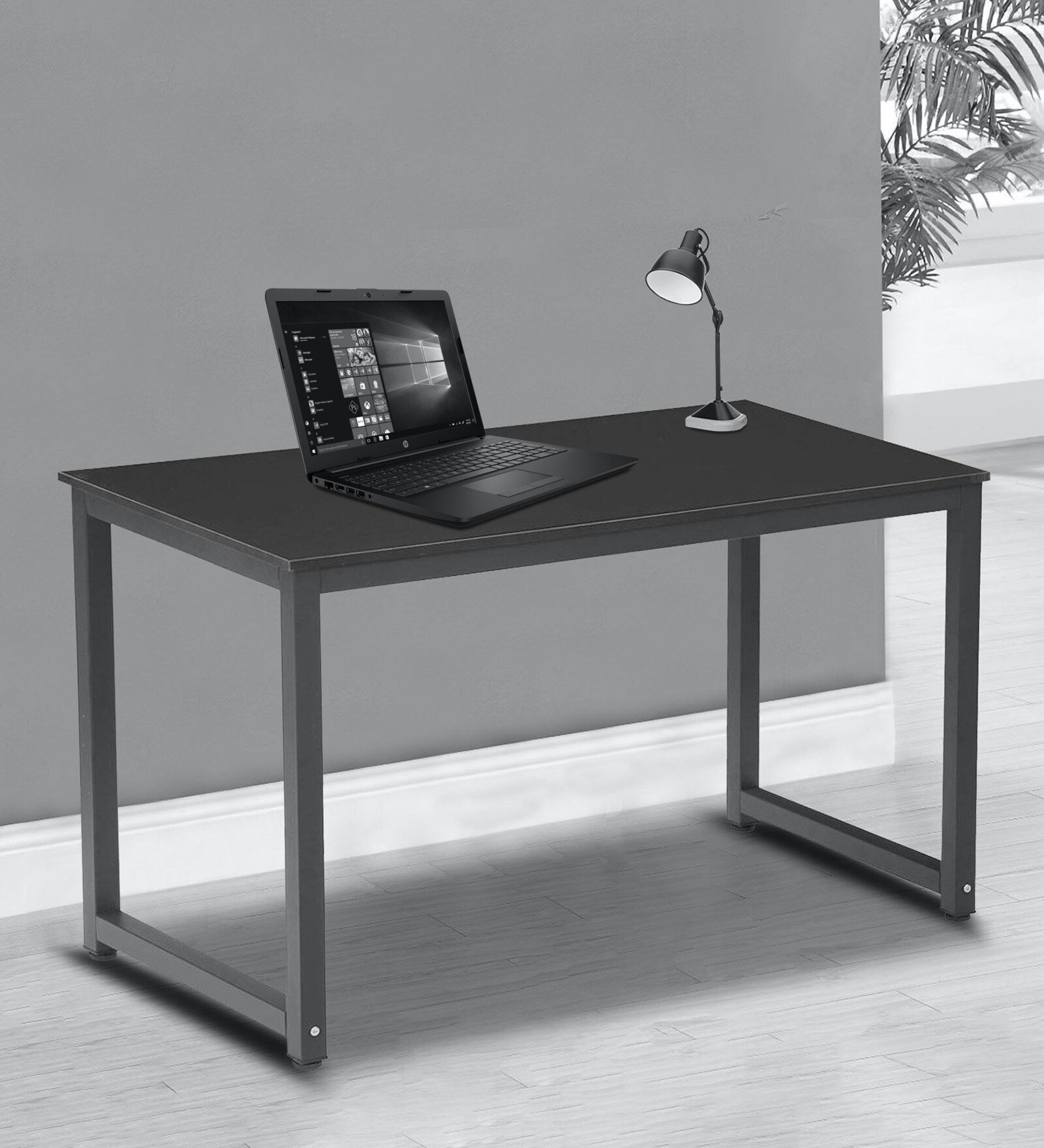 Buy Kasper (Medium) Study Table in Black Colour by Lakdi Online