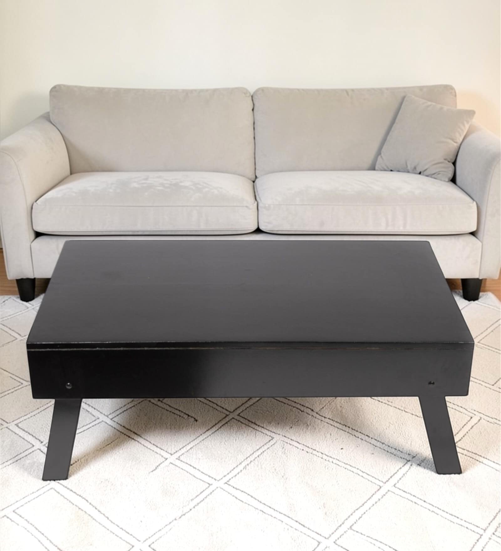 Kassel Coffee Table In Extra Dark Mahagony Finish