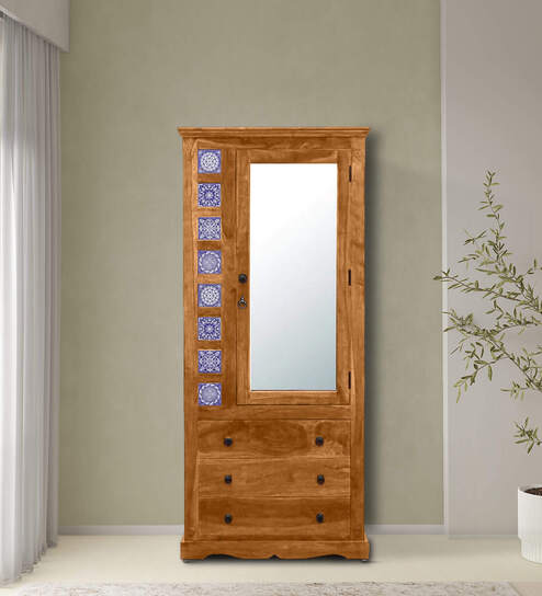 Pepperfry wardrobe deals single door