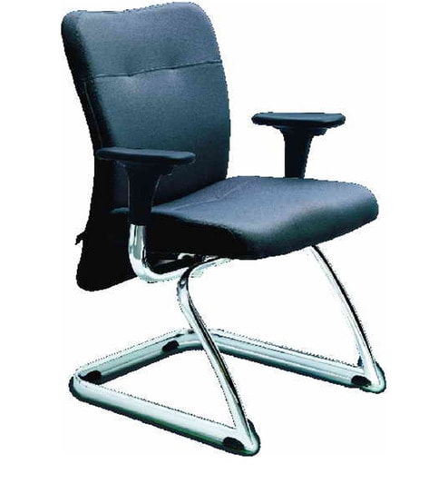 Buy Kareena Visitor Chair In Black Colour By Godrej Interio Online