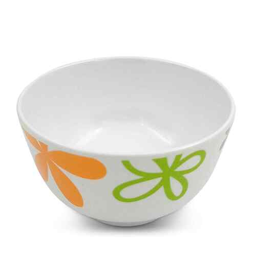Katori Set - Flower Bloom (3.5") , Stain Free, Glazed Finish, Pure Melamine ,6 Nos.