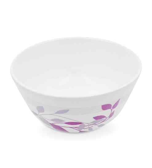 Katori Set - Purple Petal (3.5") , Stain Free, Glazed Finish, Pure Melamine ,6 Nos.