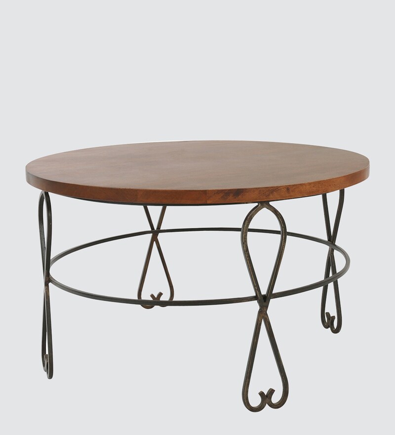 Buy Kafe coffee table In Natural Finish by Ellementry Online