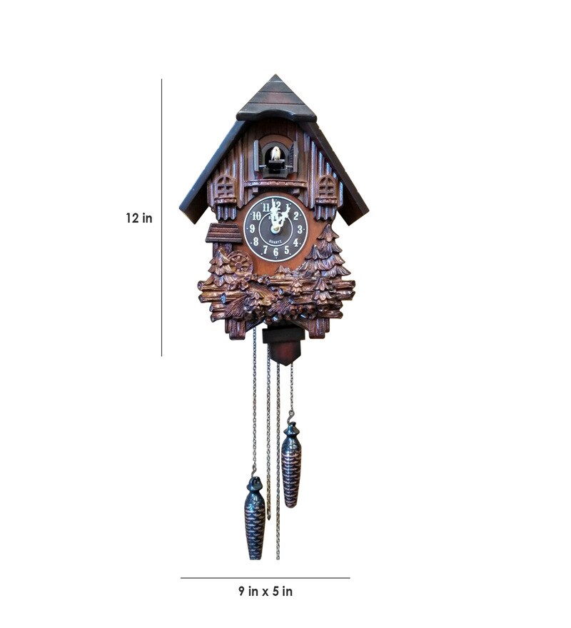 Buy Kairos Chalet Cuckoo Clock Online Cuckoo Clocks Wall Clocks Home Decor Pepperfry Product