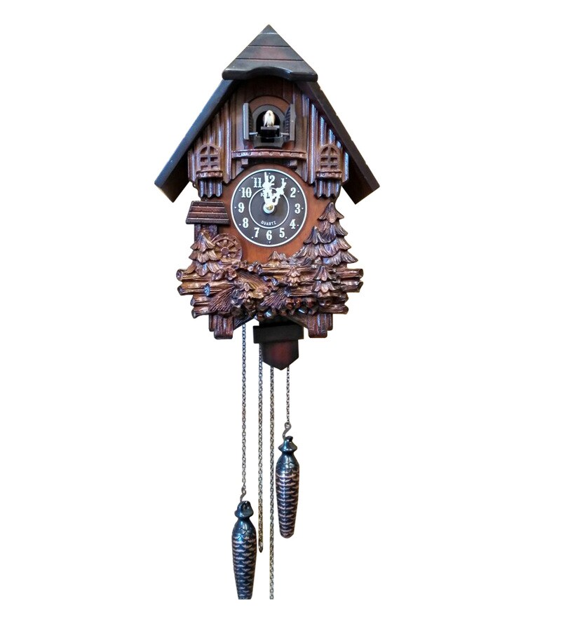 Buy Kairos Chalet Cuckoo Clock Online Cuckoo Clocks Wall Clocks Home Decor Pepperfry Product
