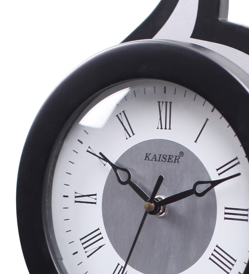 Buy Brown Wooden 22 x 8 Inch Fancy Roman Digits & Hands Black Pendulum Wall Clock by Kaiser