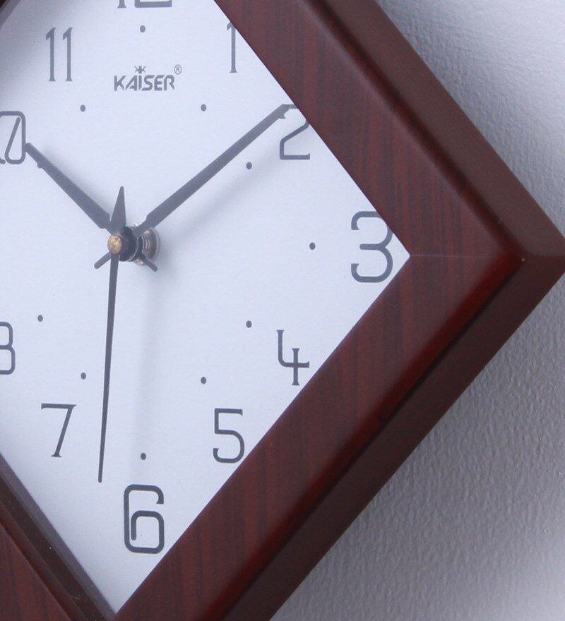 Buy Brown Solid Wood Analog Pendulum Clock by Kaiser Online Pendulum Clocks Clocks Home