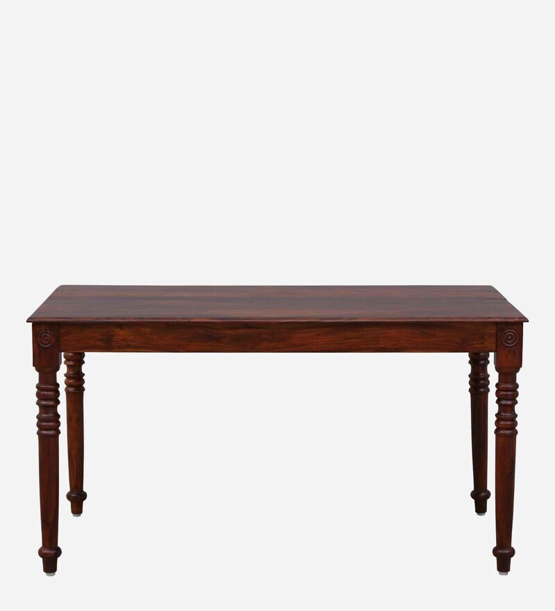 Buy Kamchini Sheesham Wood 6 Seater Dining Table In Honey Oak Finish By