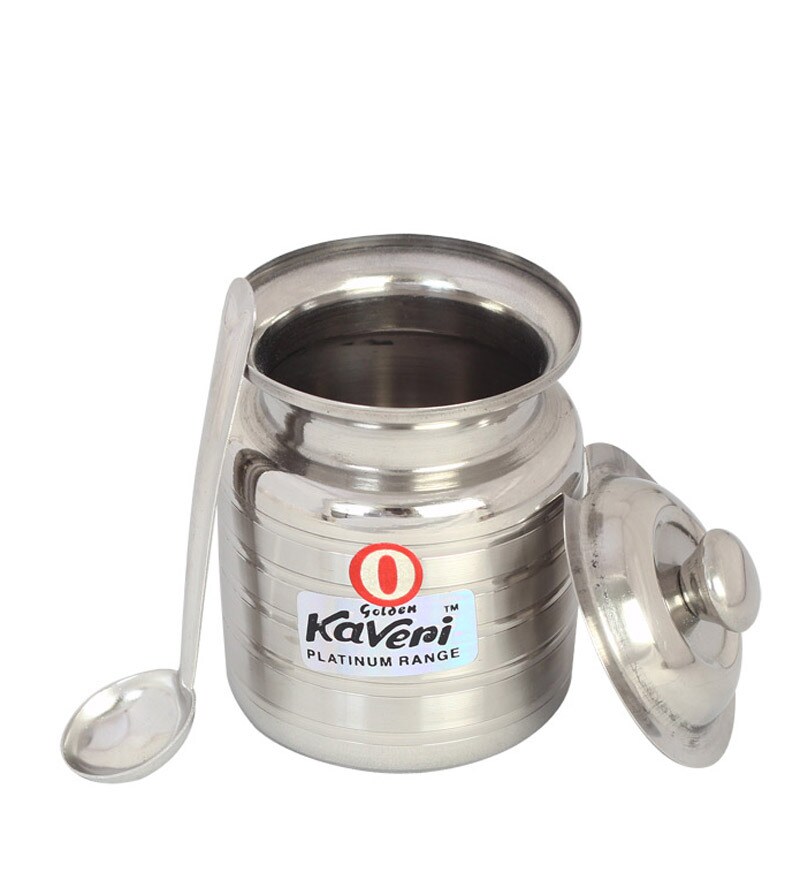 Buy Kaveri Silver 200 Ml Oil & Ghee Container Online - Oil & Vinegar ...