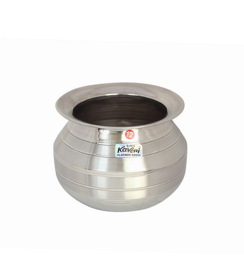 Buy Kaveri Stainless Steel Water Storage Container Shiena 2 L Lota