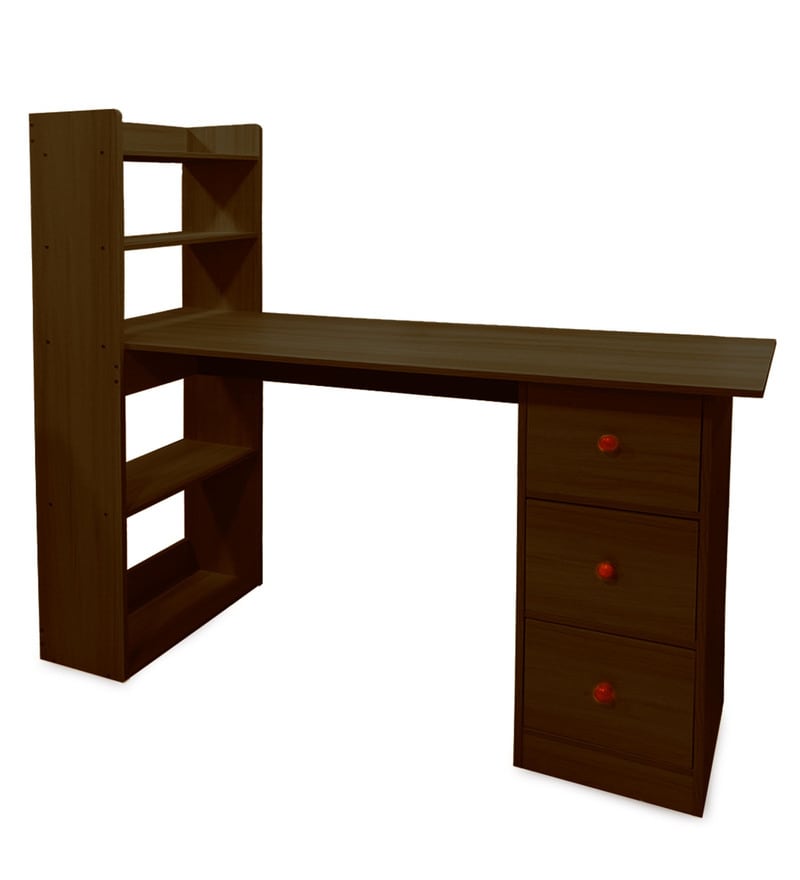 Buy Hutch Desk in Brown Finish Online Hutch Desks Study Tables
