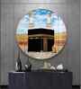 Kaaba Acrylic Round Wall Art