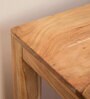 Kaalas 6 Seater Solid Wood Dining Table In Natural Finish