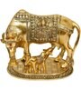 Kaamdhenu Aluminium Religious Idol (Gold)