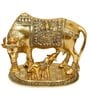 Kaamdhenu Aluminium Religious Idol (Gold)