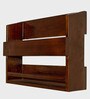 Kaaro Mango Wood Wall Mounted Wine Rack In Natural Brown Finish