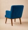 Kabo Arm Chair In Blue Velvet Colour