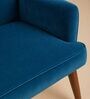 Kabo Arm Chair In Blue Velvet Colour