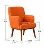 Kabo Arm Chair In Orange Colour