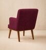 Kabo Arm Chair In Plum Red Colour