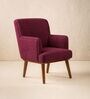 Kabo Arm Chair In Plum Red Colour