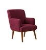 Kabo Arm Chair In Plum Red Colour