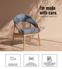 Kaevion Arc Dining Chair In Teal Blue Colour