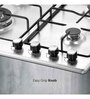 Kaff 4 Burners Glass Gas Hob Ne4B60Ss (Isi Mark), Silver
