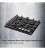 Kaff 4 Burners Glass Gas Hob Nvh604 (Isi Mark)