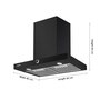 Kaff 60 cm 1180 m3h Auto Clean Hood Chimney (Model No: Maurice Bf Dhc 60)