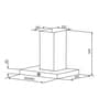 Kaff 60 cm 1180 m3h Auto Clean Hood Chimney (Model No: Maurice Bf Dhc 60)