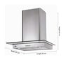 Kaff 60 cm 1180 m3h Hood Chimney (Model No: IDEAL MXBF- 60)