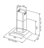 Kaff 60 cm 1180 m3h Hood Chimney (Model No: OPEC MX 60)