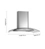 Kaff 70 cm 1180 m3h Hood Chimney (Model No: OPEC MX 70)