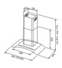 Kaff 70 cm 1180 m3h Hood Chimney (Model No: OPEC MX 70)