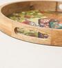 Kahwah Hour Wooden Serving Tray | Kashmir Trails