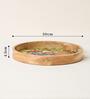 Kahwah Hour Wooden Serving Tray | Kashmir Trails