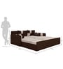 Kaiden King Sized Pull-Out Sofa Cum Bed With Box Storage In Brown Finish Kaiden King Sized Pull-Out Sofa Cum Bed With Box Storage In Brown Finish