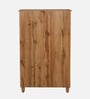Kaira 4 Door Shoe Rack In Oak And White Finish
